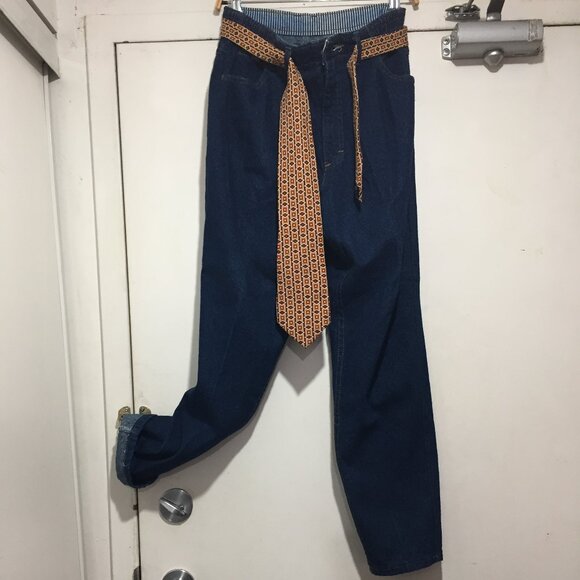 VINTAGE LEE HIGH RISE JEANS SIZE 10P/10 - Picture 8 of 10